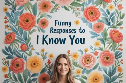 Funny Responses to I Know You