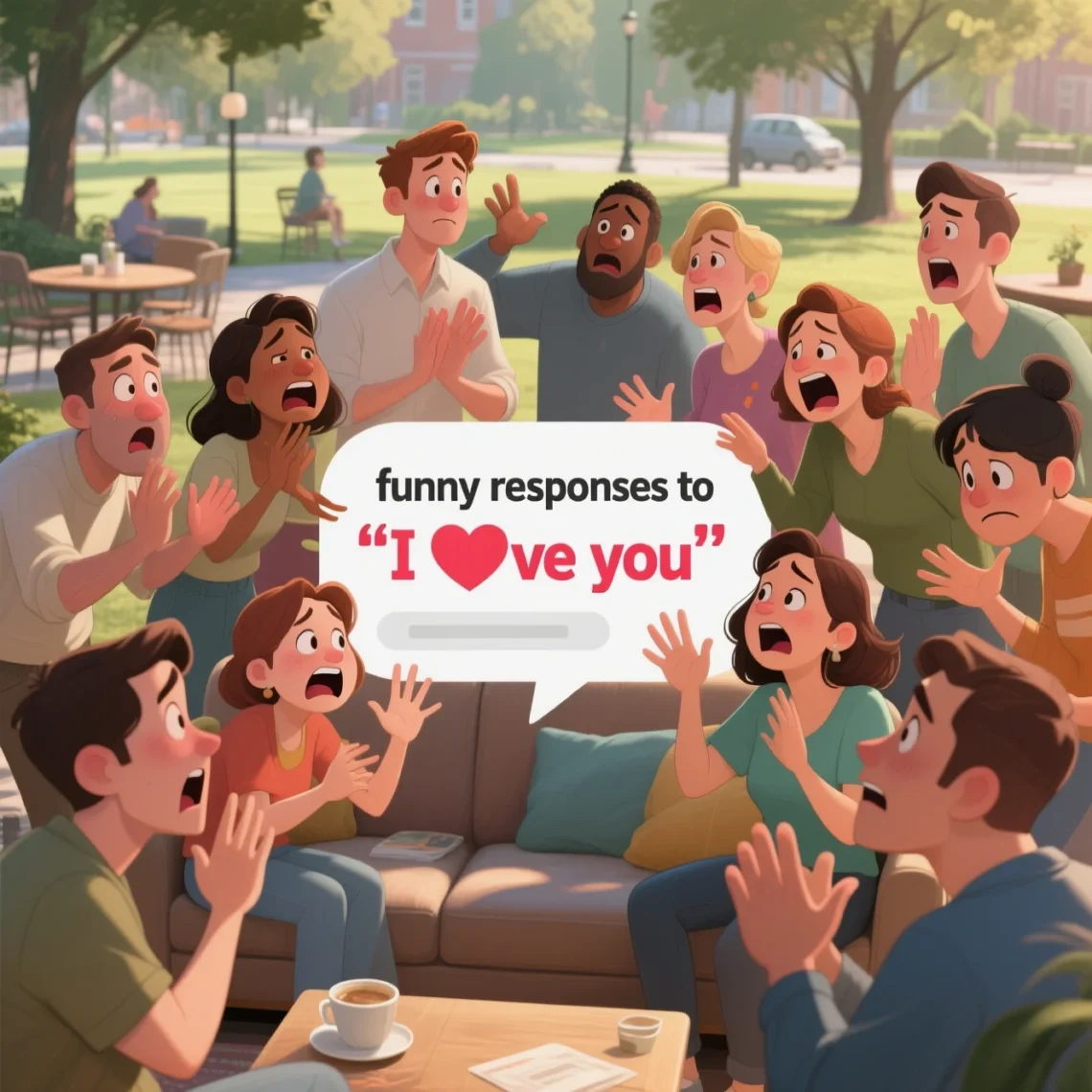 funny responses to I love you
