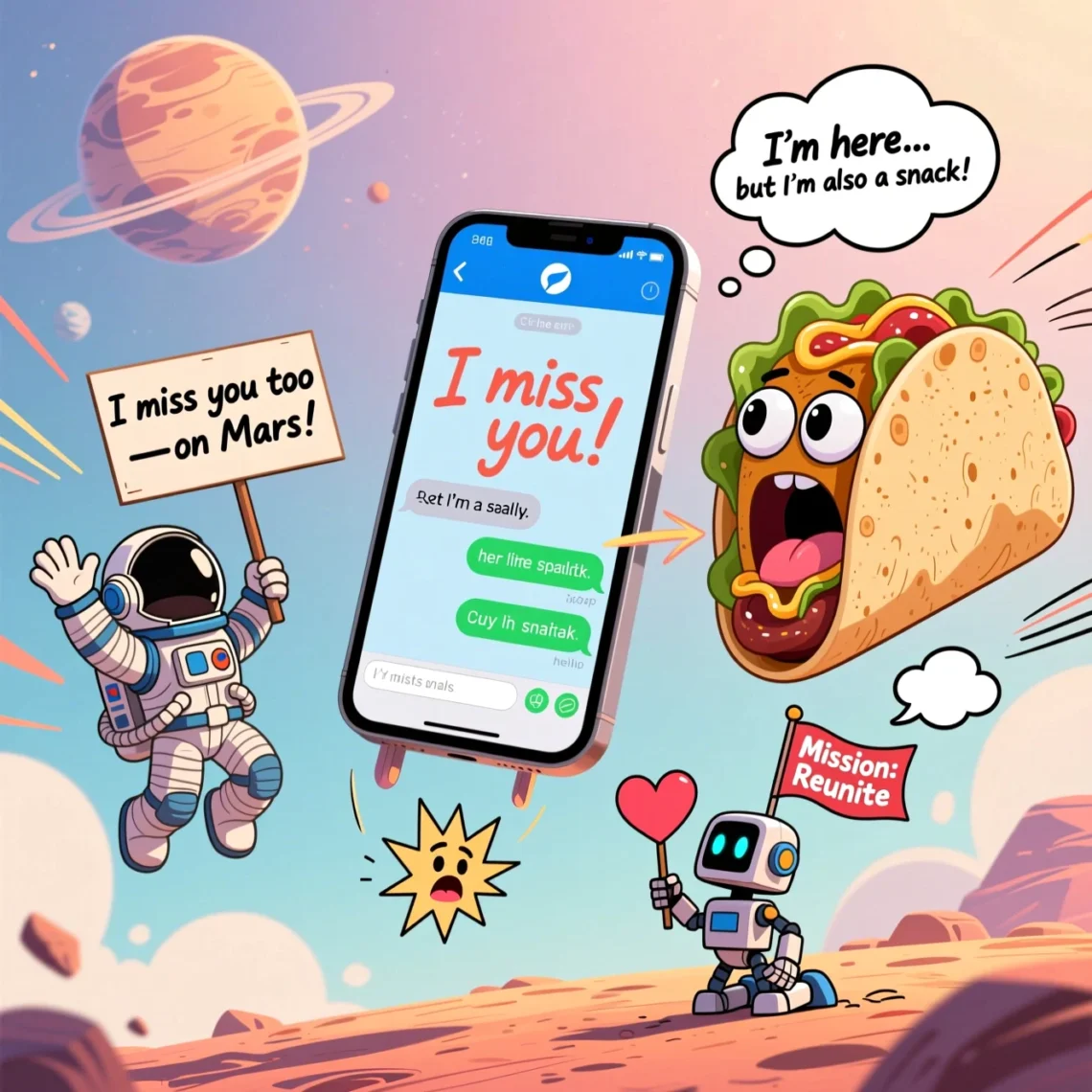 funny responses to I miss you text