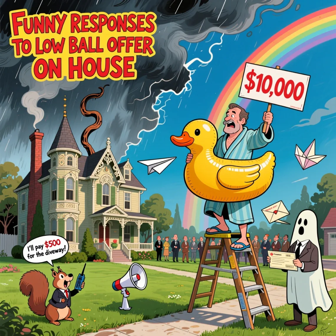 funny responses to low ball offer on house