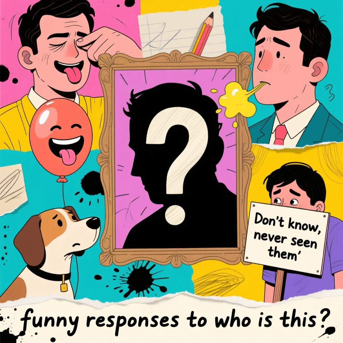 funny responses to who is this