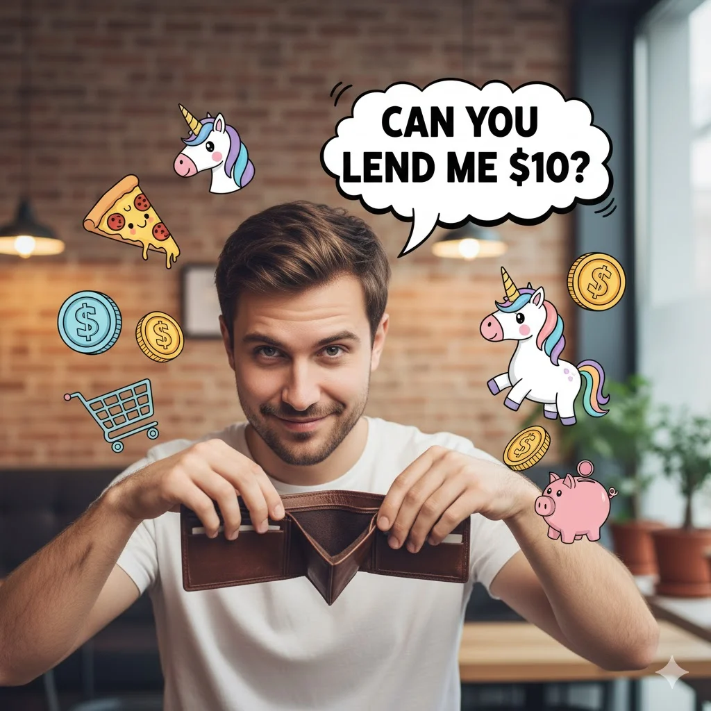 funny response to someone asking for money