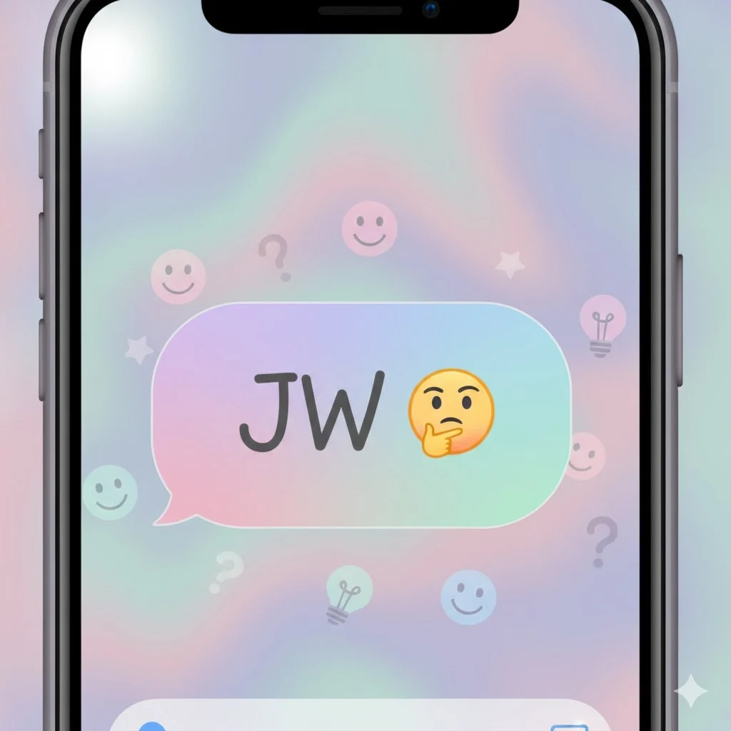 jw meaning in text