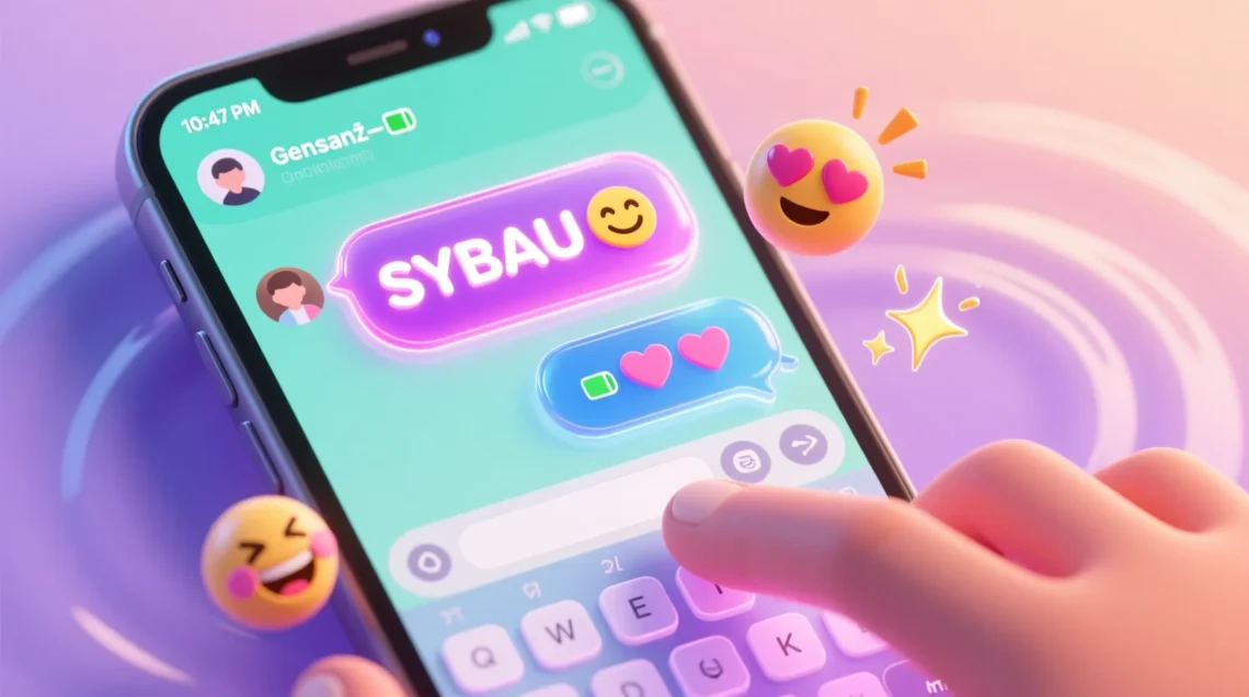 sybau meaning in text