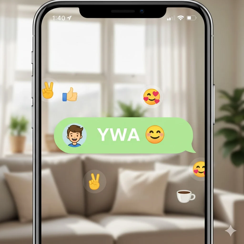 ywa meaning in text