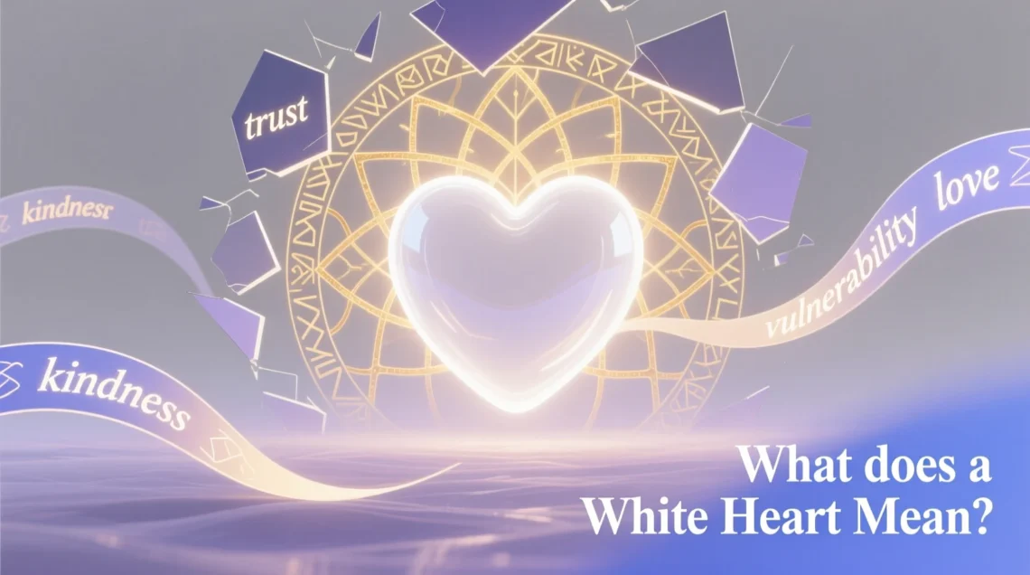 what does a white heart mean