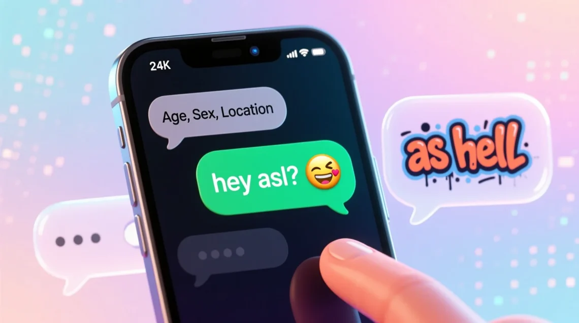 what does asl mean in text