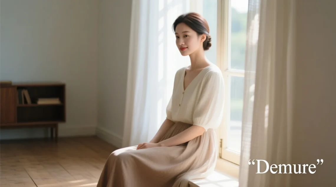 what does demure mean