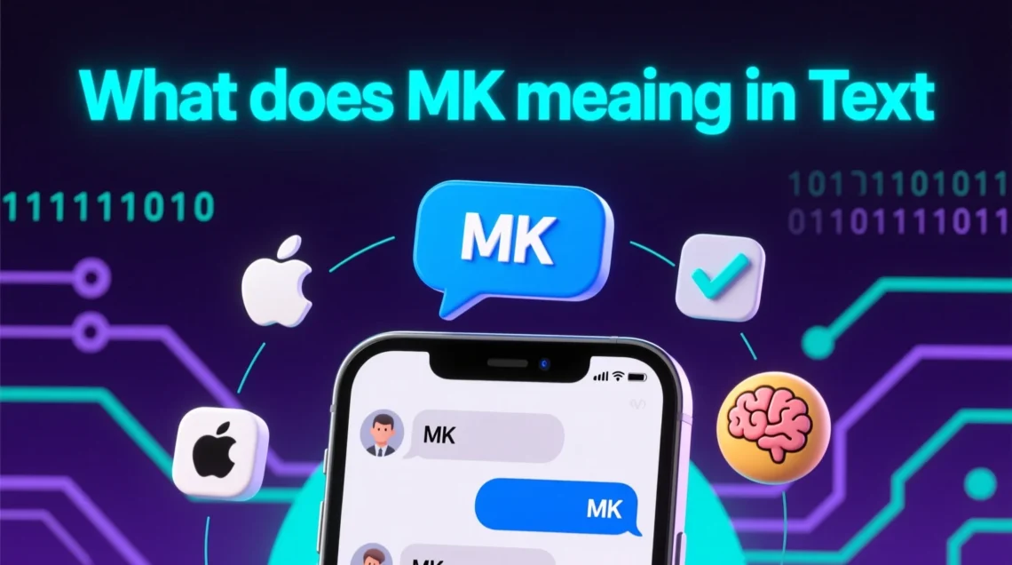 what does mk mean in text
