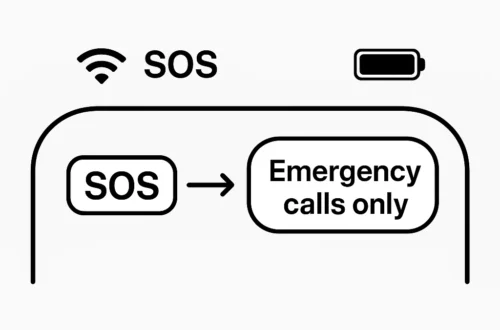 what does sos mean on iphone