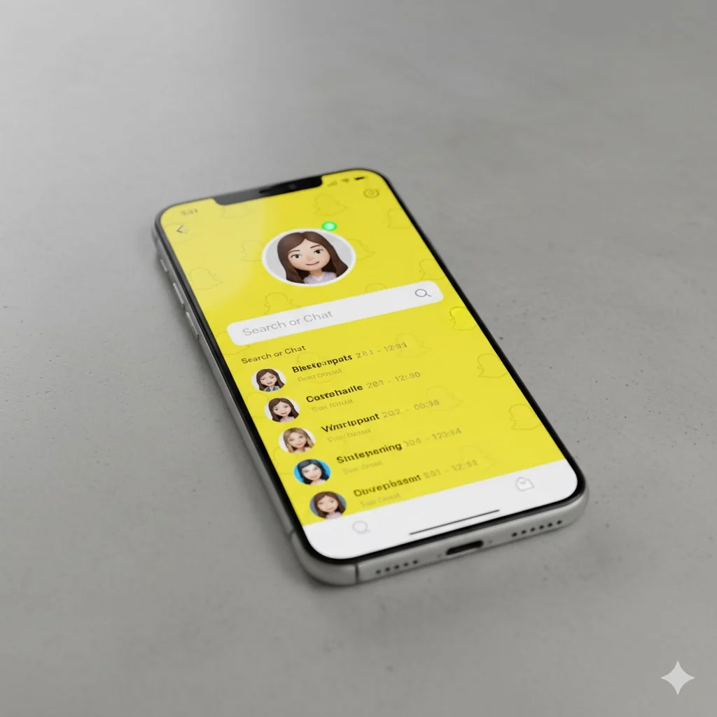 what does the green dot mean on snapchat