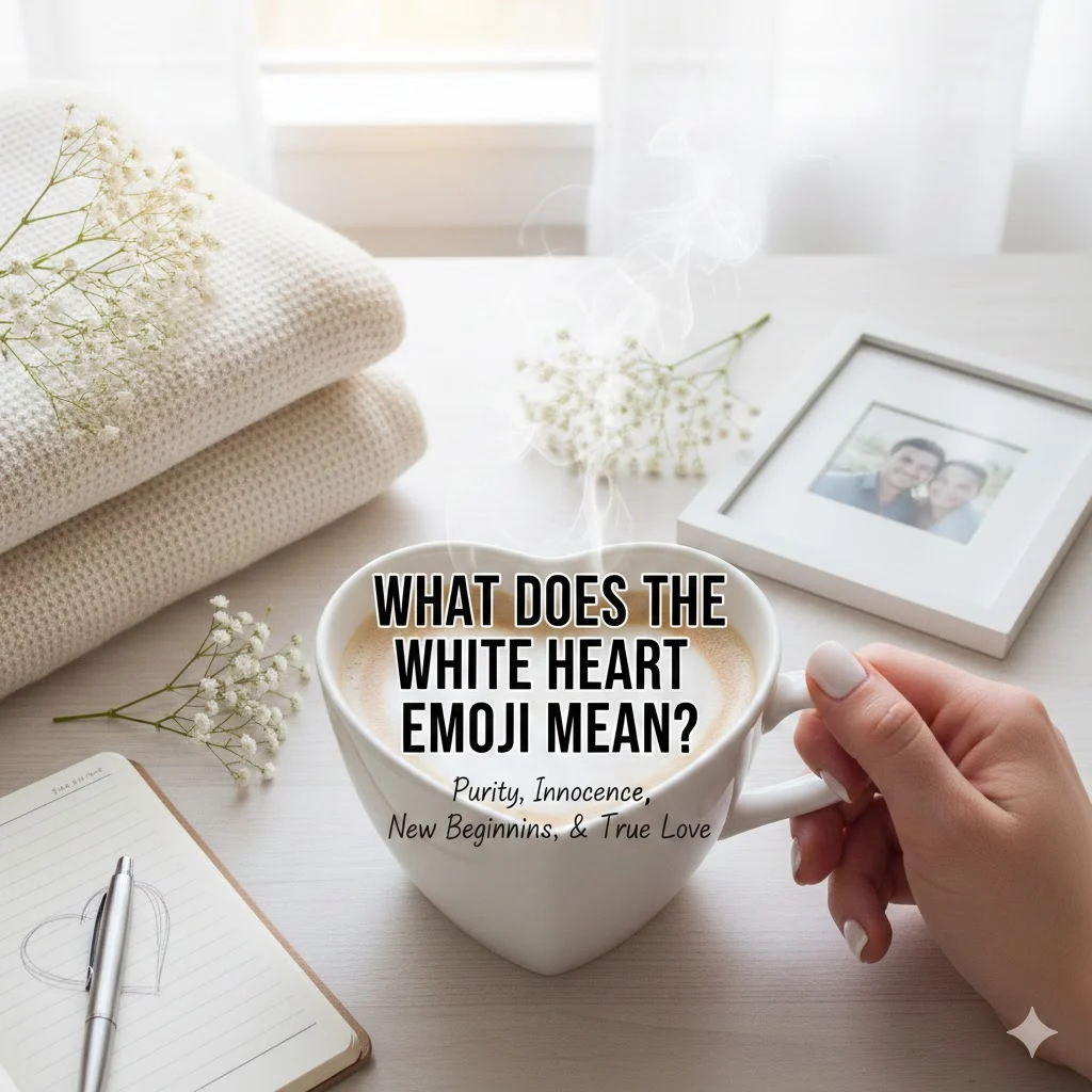what does the white heart emoji mean