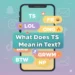 what does ts mean in text