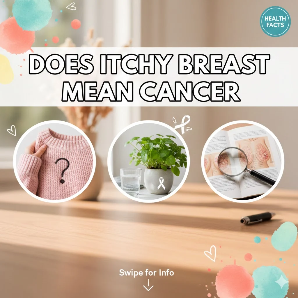 does itchy breast mean cancer