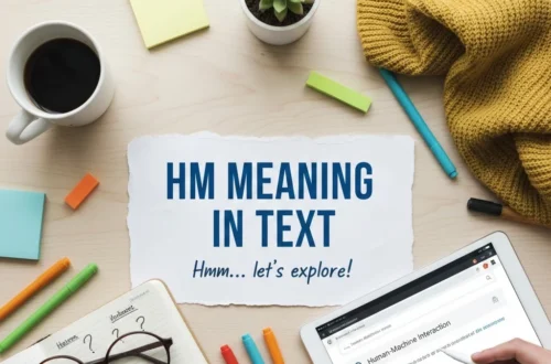 hm meaning in text