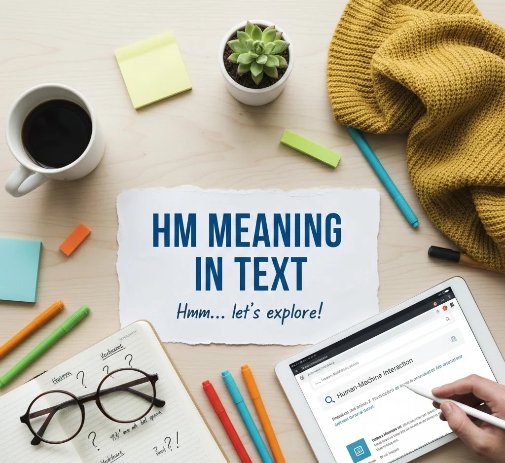 hm meaning in text