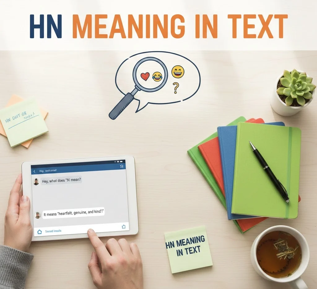 hn meaning in text
