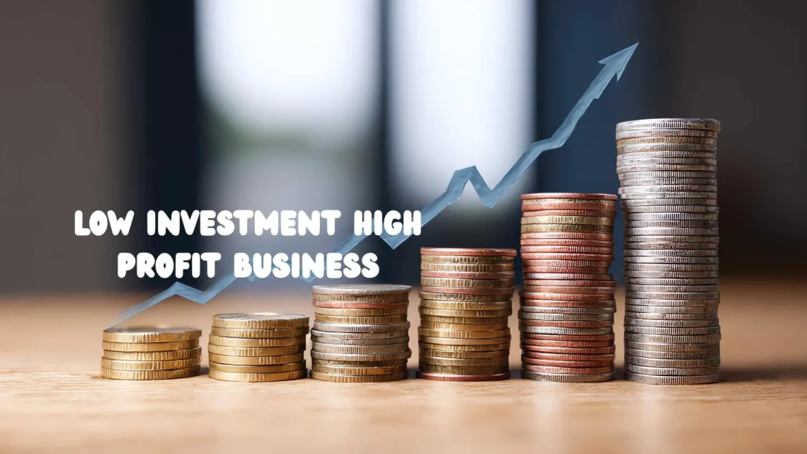 Low Investment High Profit Business