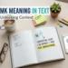 mk meaning in text