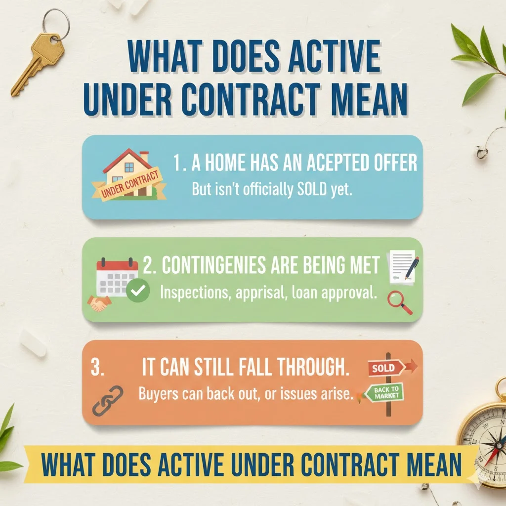 what does active under contract mean