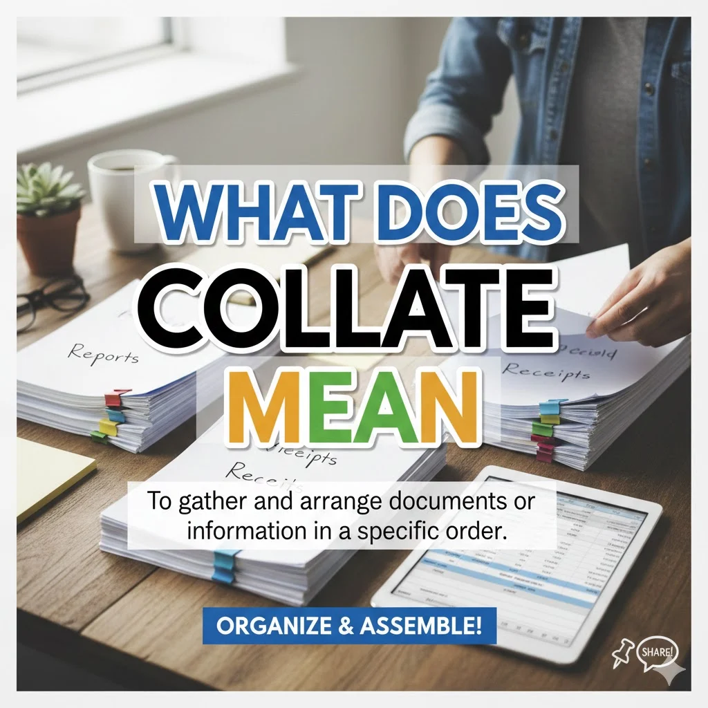 what does collate mean