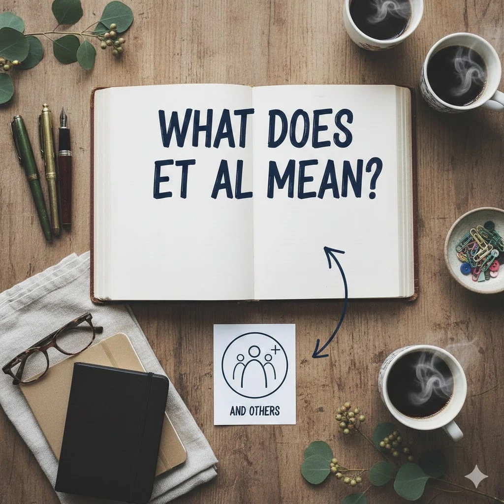 what does et al mean
