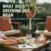 what does greening out mean