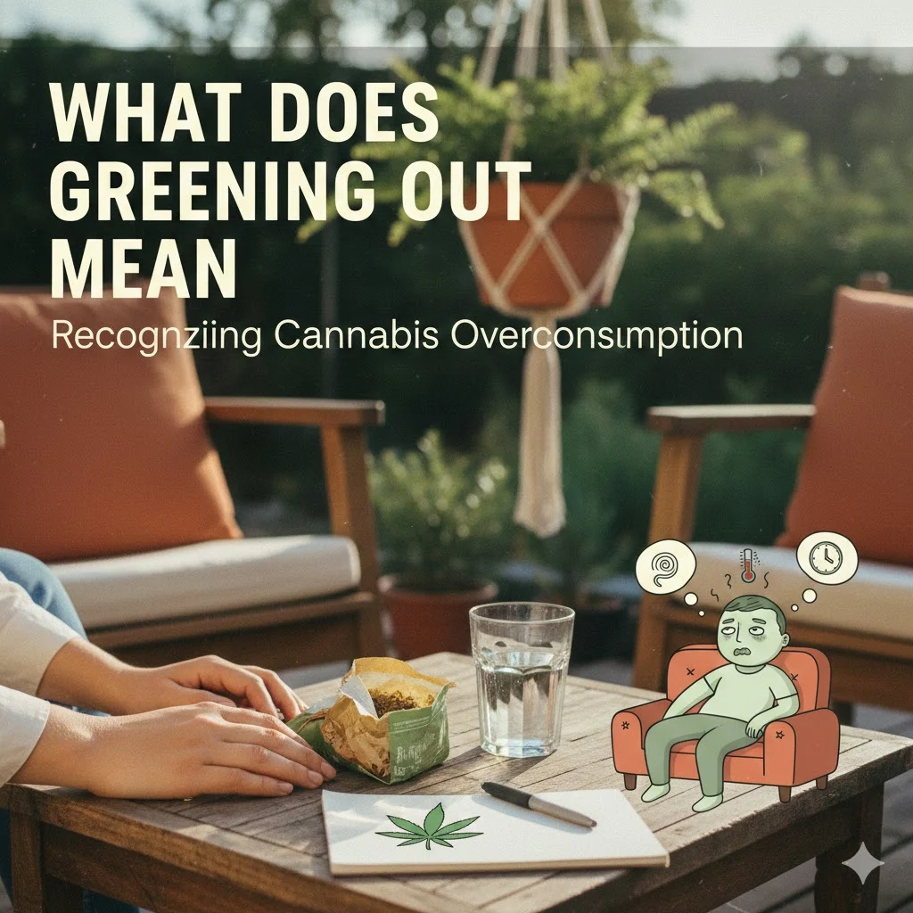 what does greening out mean