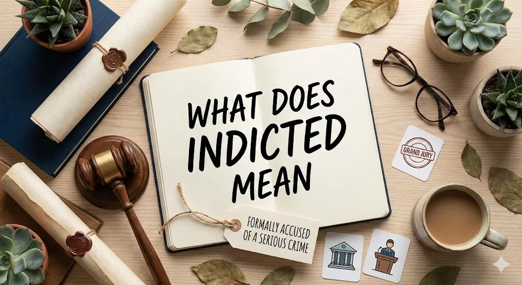 what does indicted mean