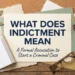 what does indictment mean