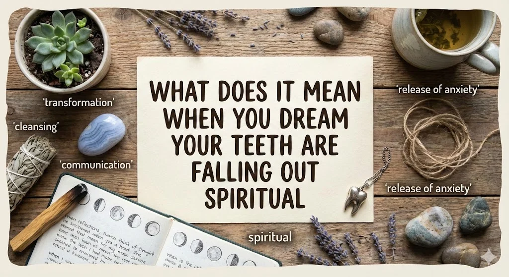 what does it mean when you dream your teeth are falling out spiritual