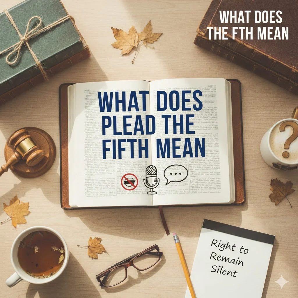 what does plead the fifth mean