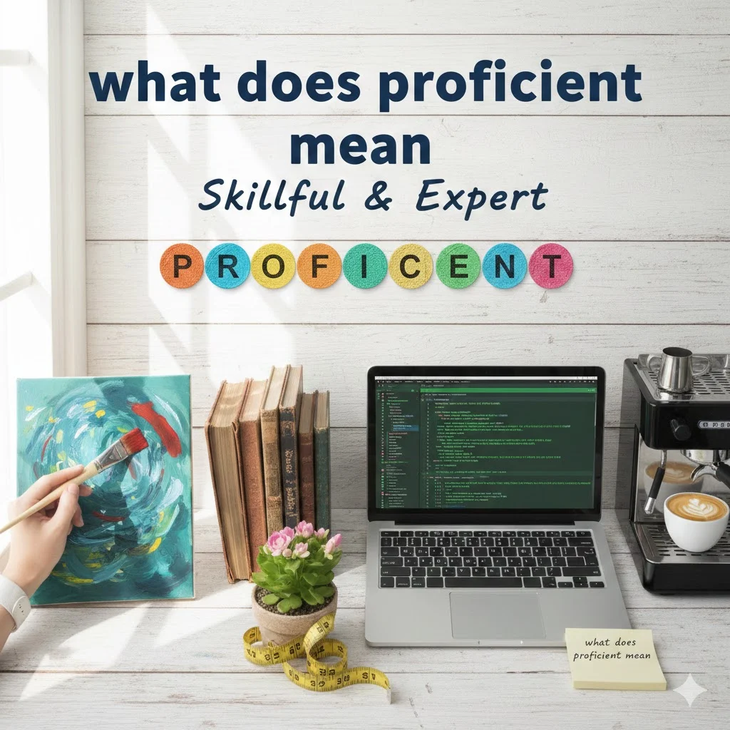 what does proficient mean