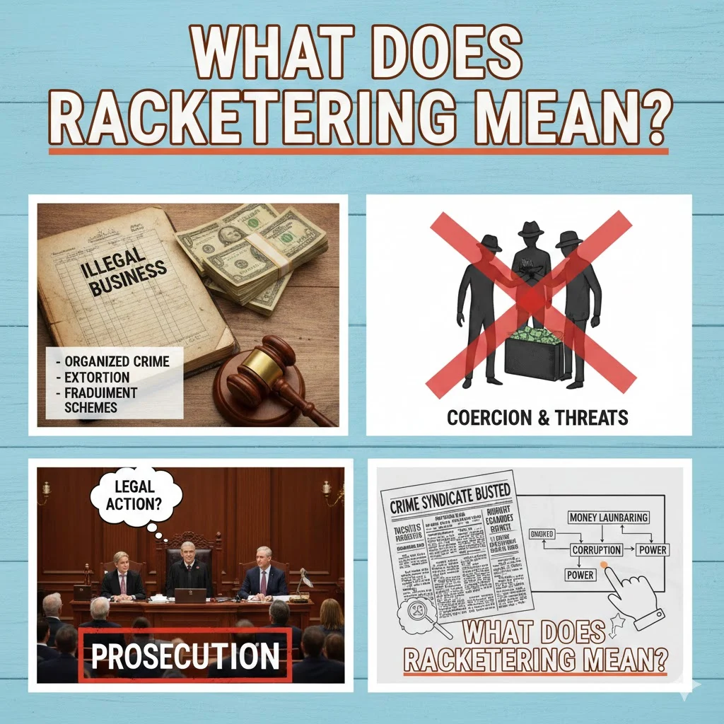 what does racketeering mean
