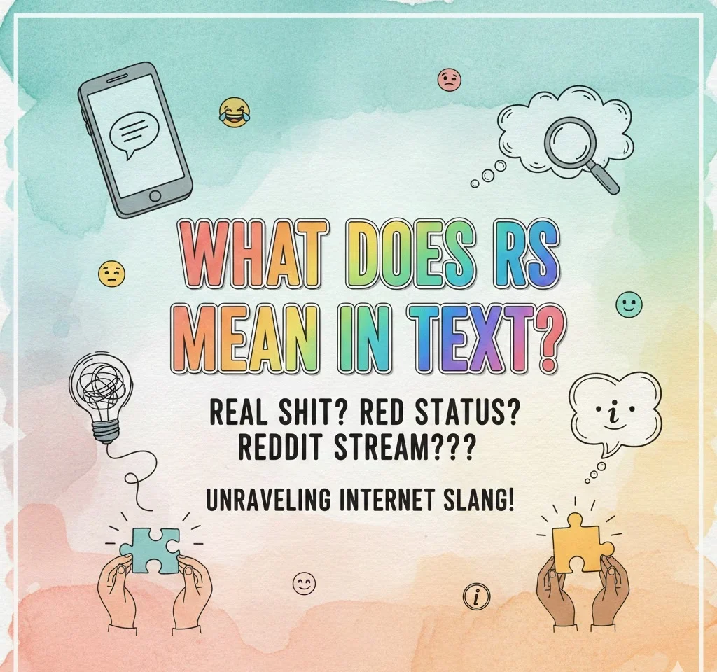 what does rs mean in text