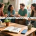 what does sodomy mean