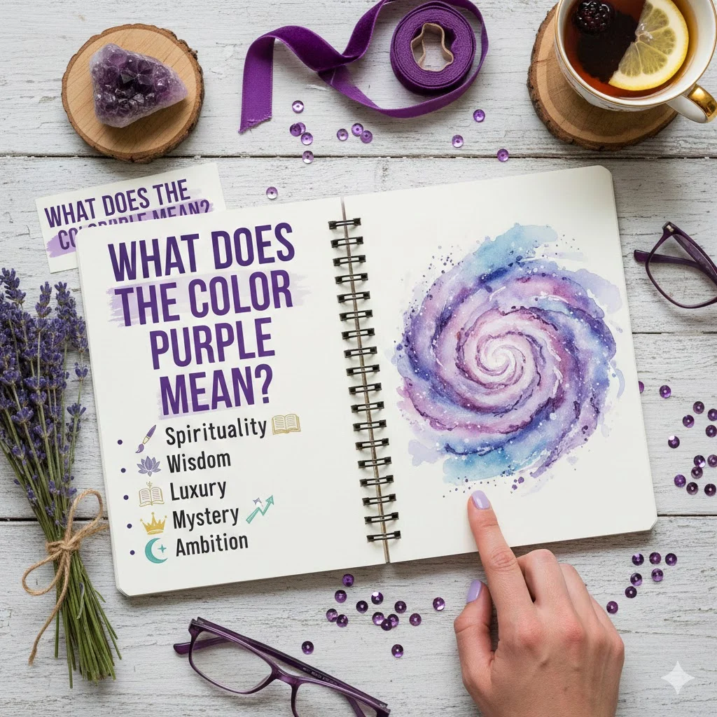 what does the color purple mean