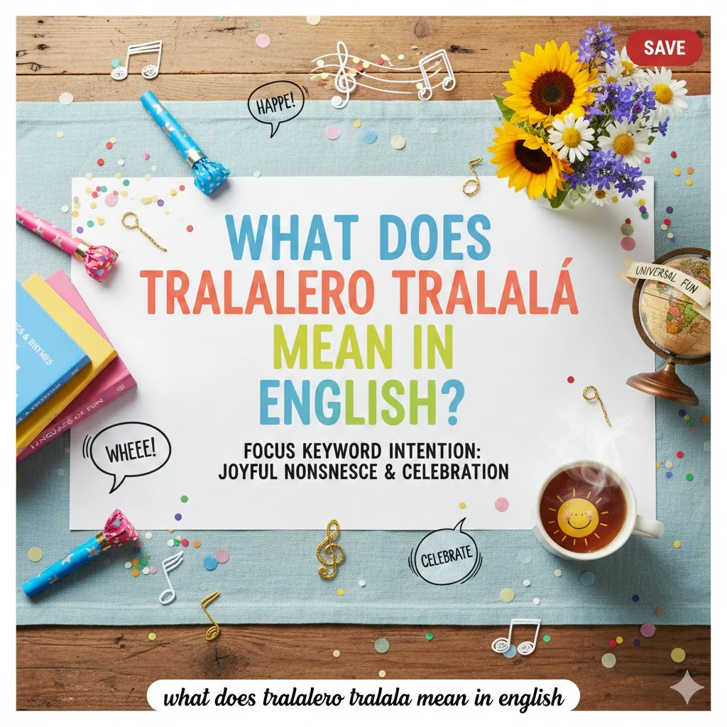 what does tralalero tralala mean in english