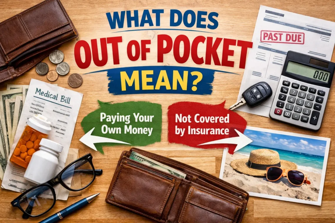 what does out of pocket mean