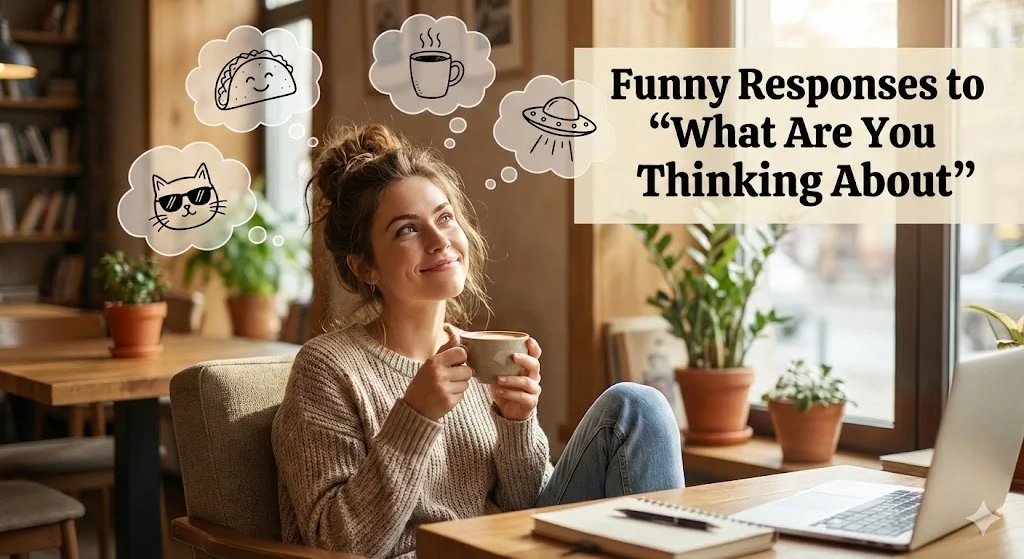 funny responses to what are you thinking about