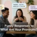 funny responses to what are your pronouns